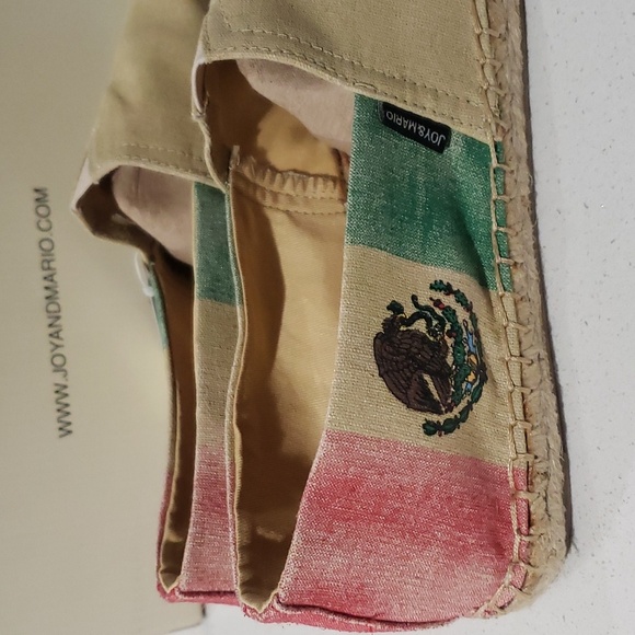 Joy&Mario Unisex shoes with Mexican Flag on side, size 10 - Picture 5 of 9